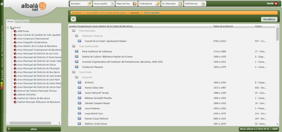 AlbaláNet - Archivo Municipal de Barcelona