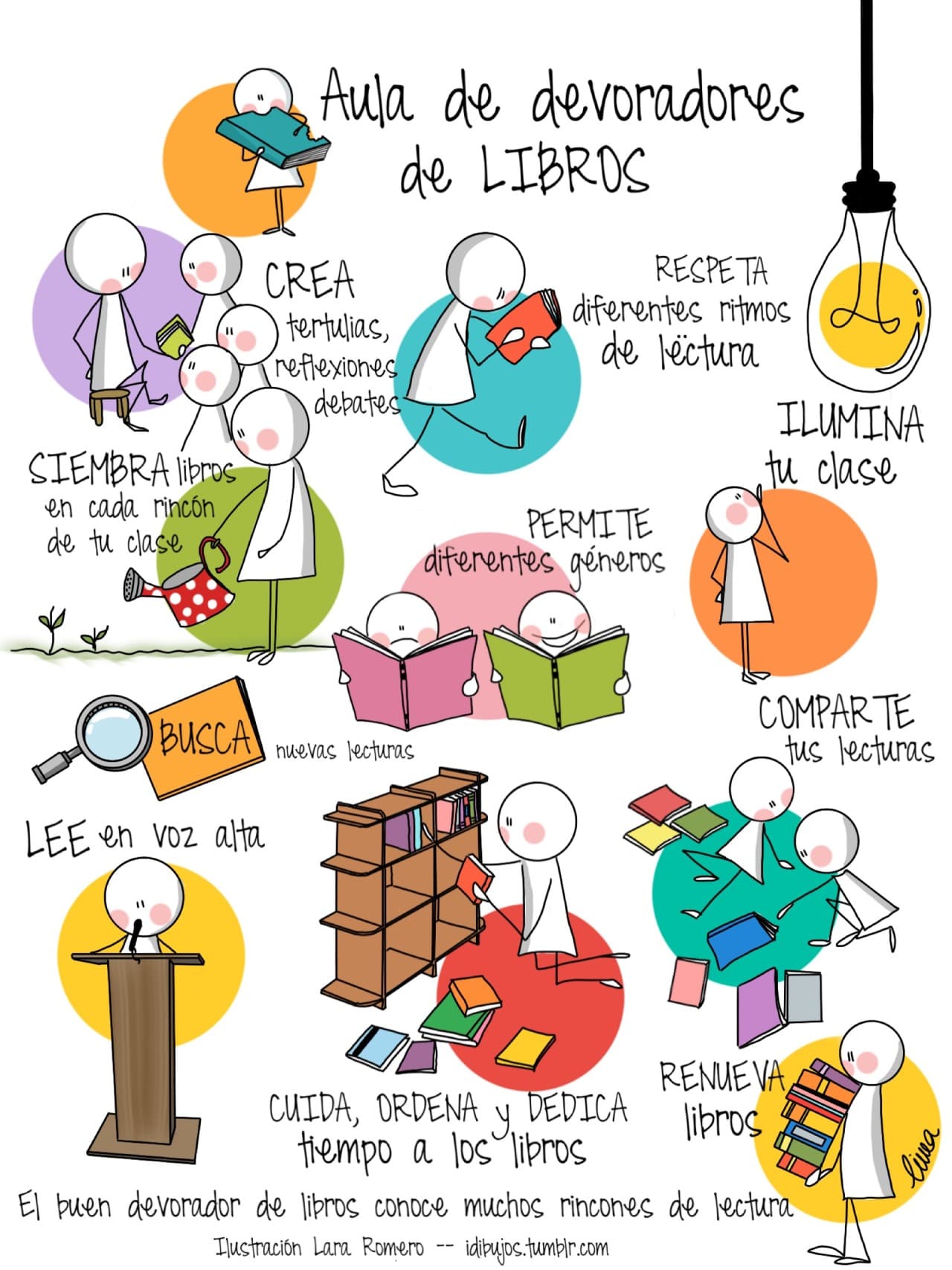 Aula de devoradores de libros