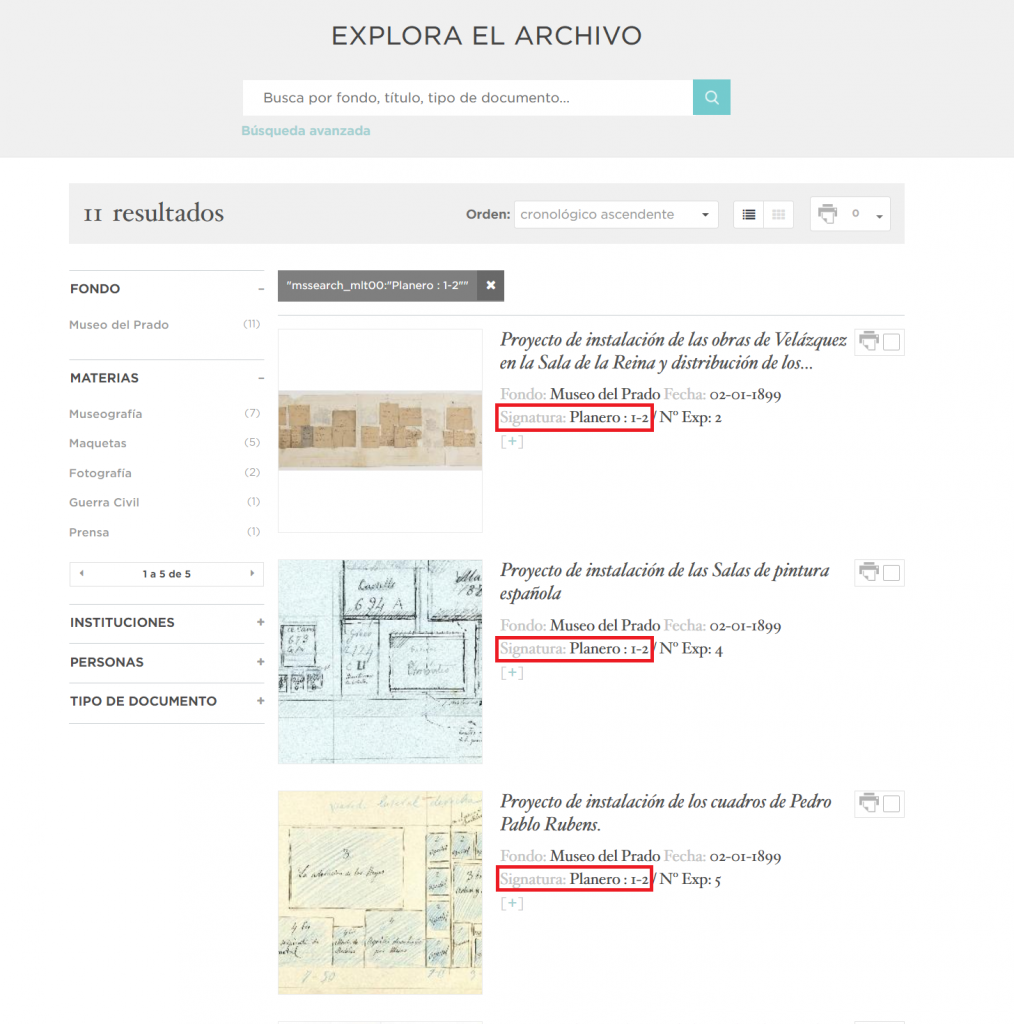 Buscar por signatura en MediaSearch