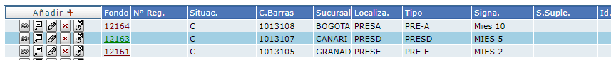 Ejemplares impresos de la imagen se añaden al registro