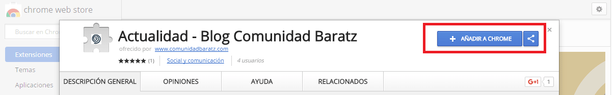 Extensión Comunidad Baratz 2