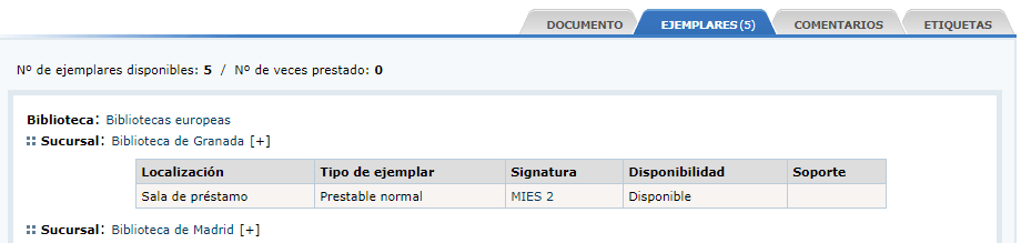 Localización de copias impresas