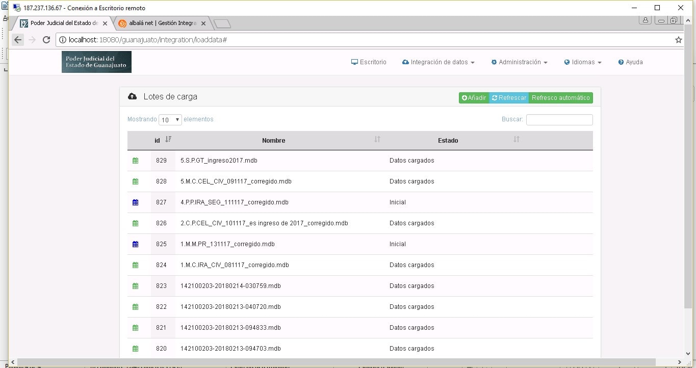 Módulo de procesamiento automático por parte de la Plataforma de Integración de Baratz