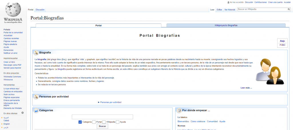 Portal Biografías - Wikipedia