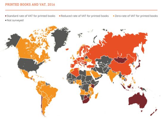 Printed books and VAT 2016