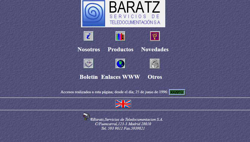 Web antigua de Baratz