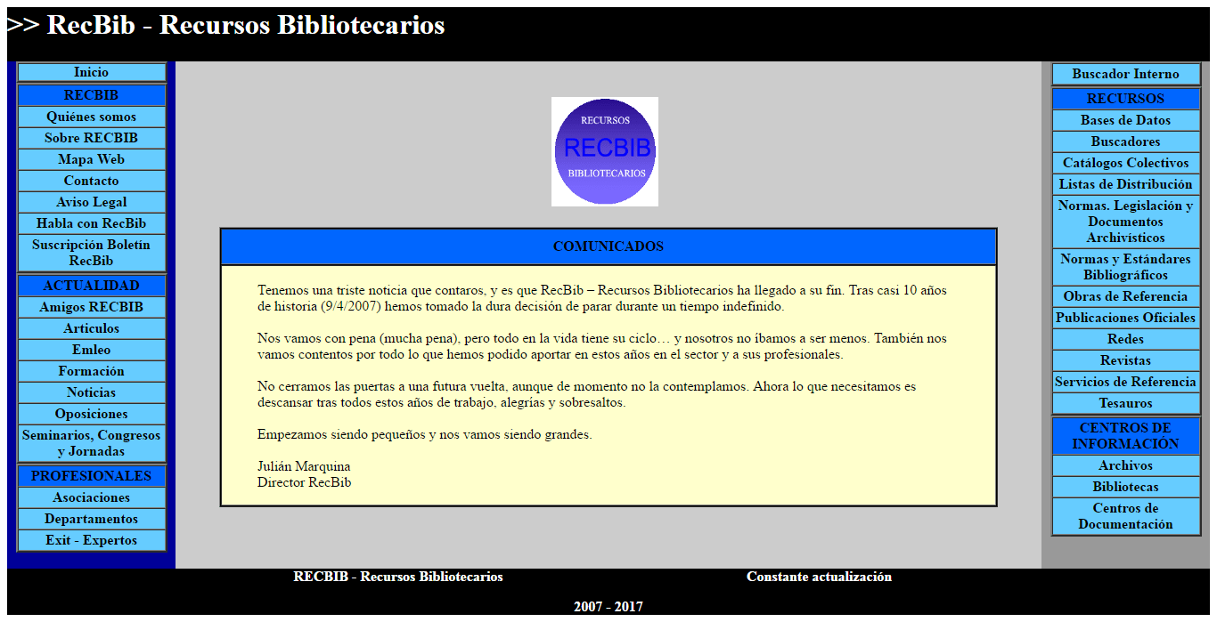 Web final de RecBib