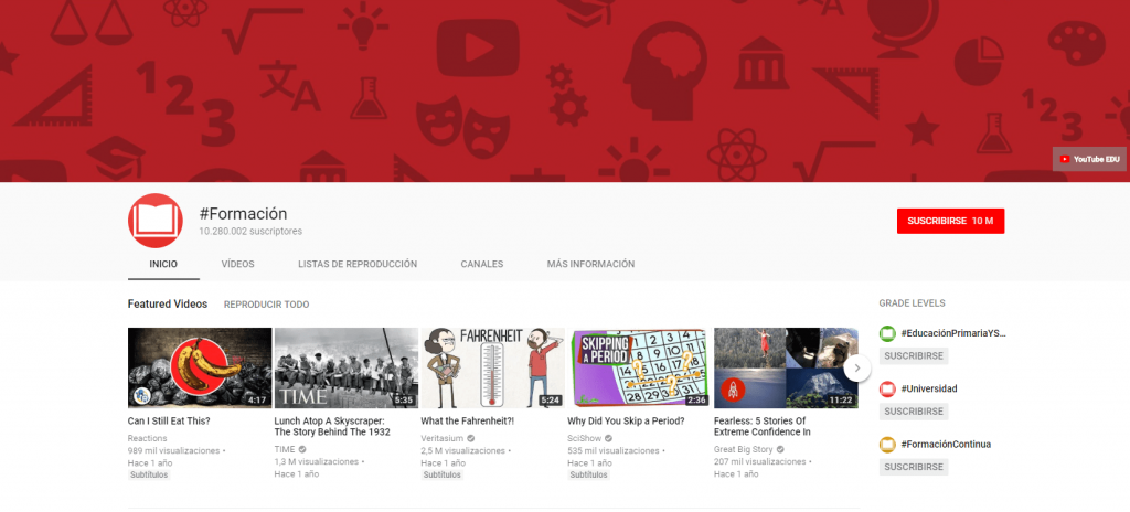 Youtube EDU