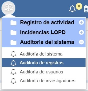 Auditoría de registros Archivos Albalá