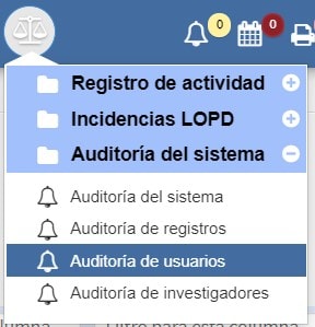 Auditoría de usuarios Archivos Albalá