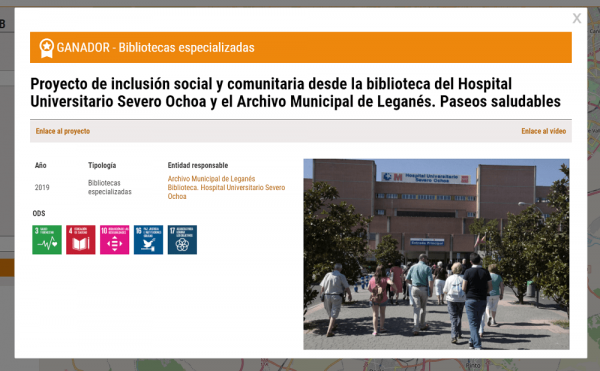 Ficha proyecto ganador bibliotecas especializadas 2019