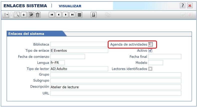 Resultados enlaces del Sistema AbsysNet 3