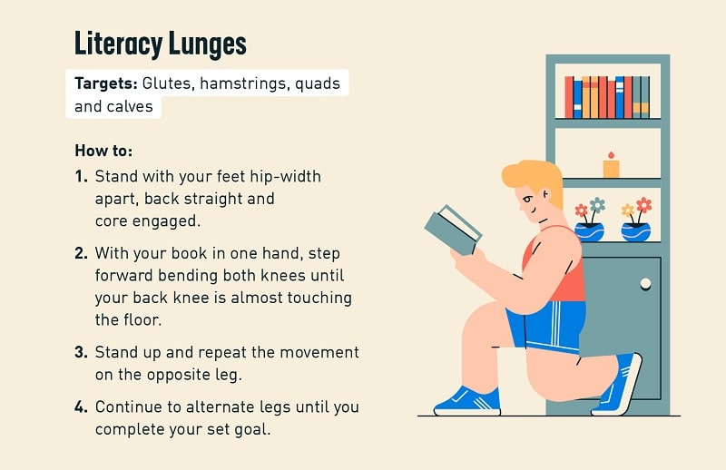 Literacy Lunges