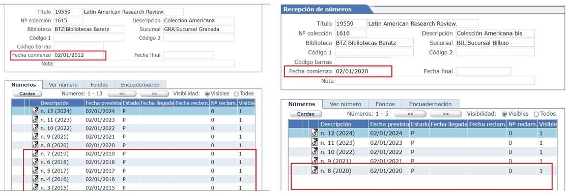 Añadir números sueltos a cronologías de Absys