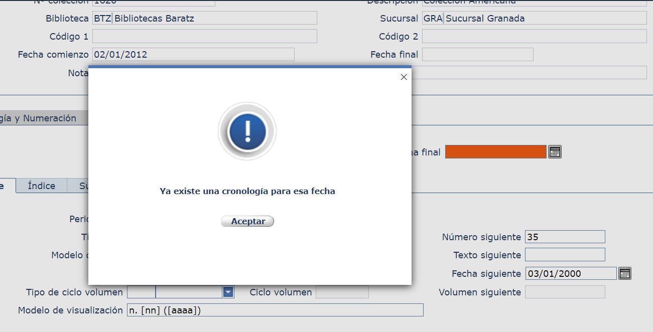 Problema con fecha en cronología de Absys