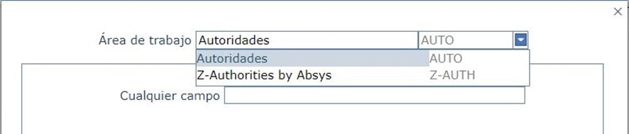 Área de trabajo - Z-Authorities by Absys