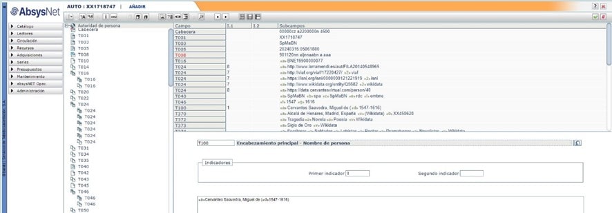 Importación de campos de autoridades con Z-Authorities