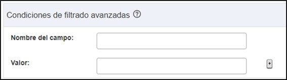 Áreas en Digibib Digiarch - Condiciones de filtrado avanzadas