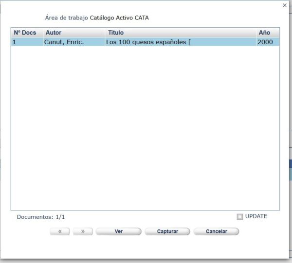 Transferir ejemplares en Absys desde el registro bibliográfico 2