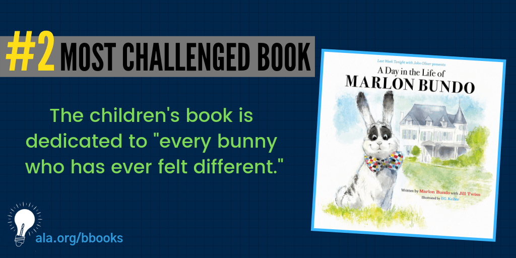 A Day in the Life of Marlon Bundo - Banned book 2018