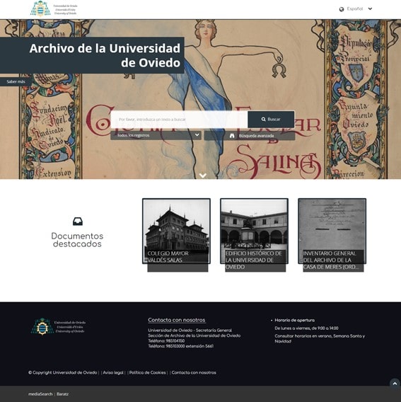 Archivo digital Universidad de Oviedo - MediaSearch