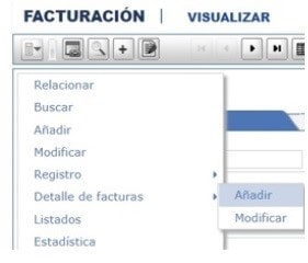 Añadir detalles a facturas existentes en AbsysNet 2