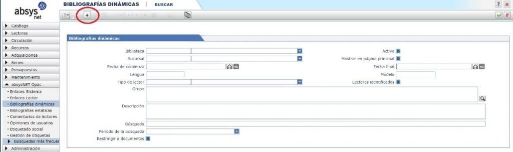 Bibliografías dinámicas AbsysNet
