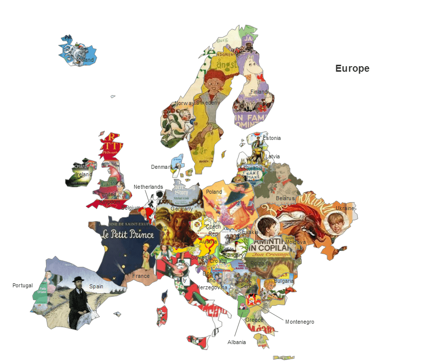 El mapa colaborativo de la literatura infantil europea