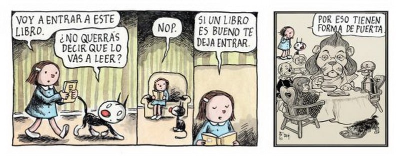 Entrar dentro de los libros