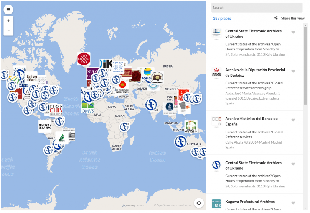 Mapa digital del ICA geolocalizando Archivos