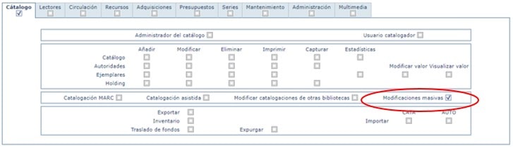 Modificaciones masivas registros AbsysNet biblioteca