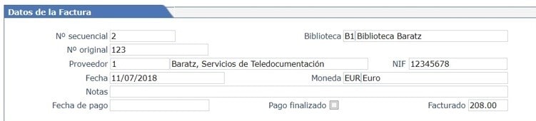 Modificar los datos de la factura en AbsysNet 2