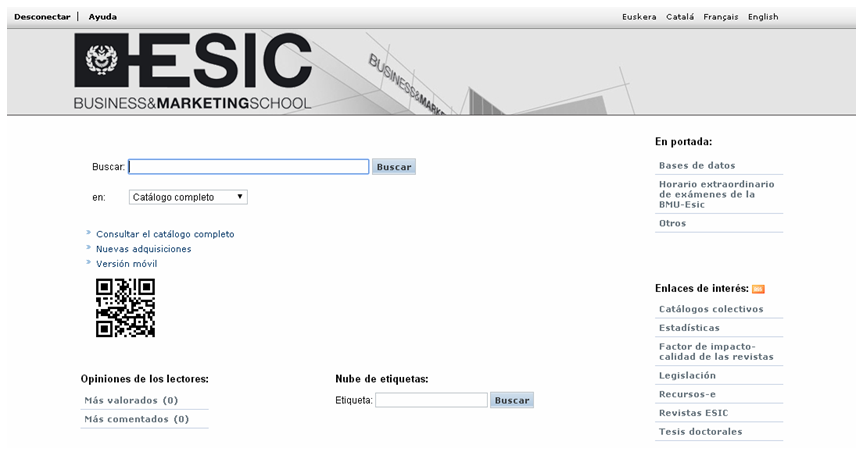 AbsysNet 2.0 Biblioteca ESIC