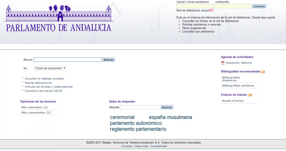 AbsysNET Parlamento Andalucía