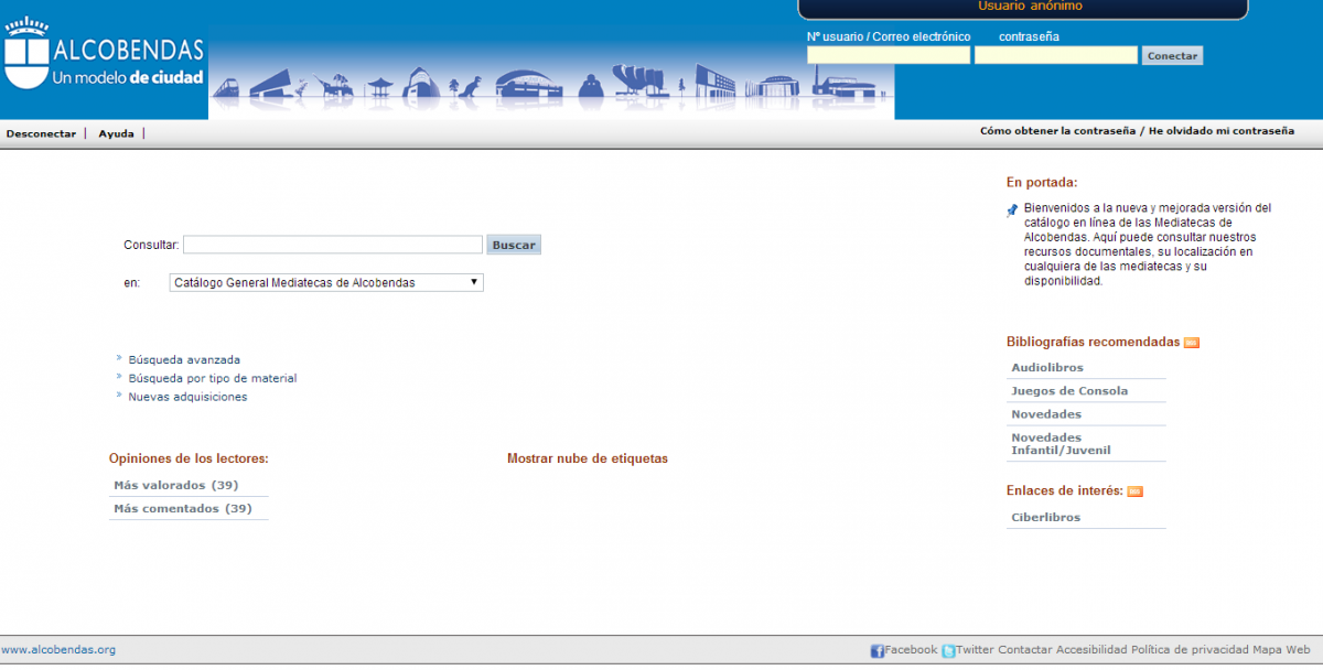 OPAC - Mediatecas Alcobendas