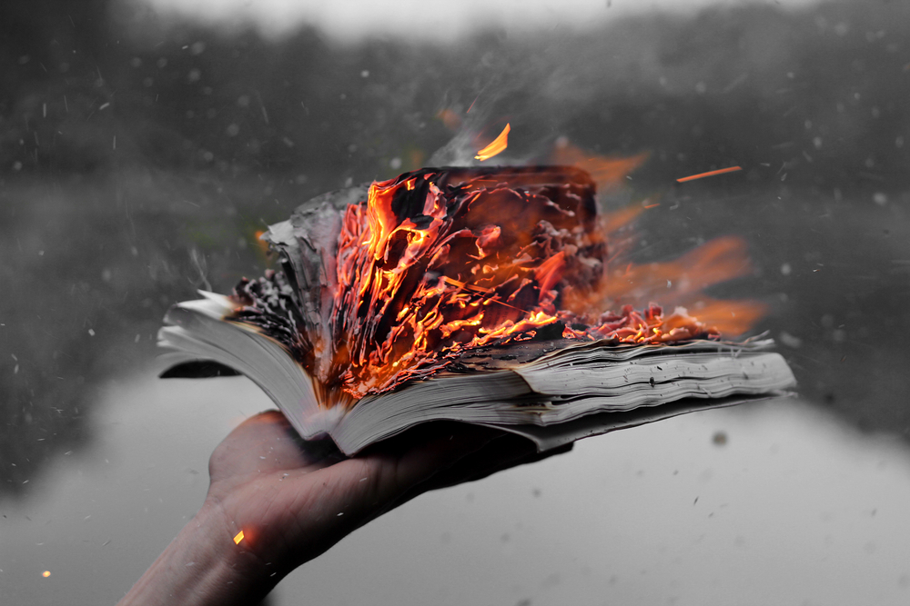 Burning book