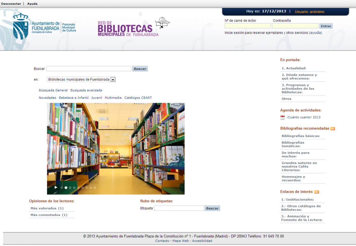 Red de bibliotecas municipales de Fuenlabrada