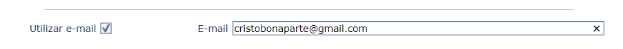 Correo electrónico activado para notificaciones absysNet