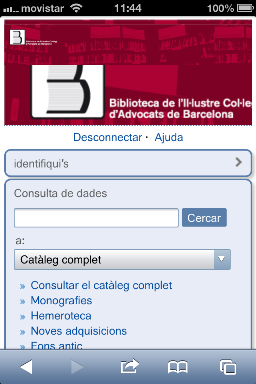 Biblioteca de I'll.lustre Col.legi d'Advocats de Barcelona