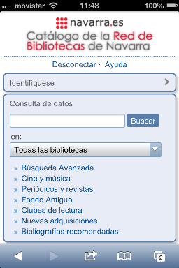 Catálogo de la Red de Bibliotecas de Navarra
