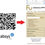 Acceso con código QR al MOPAC de la Biblioteca Francisco Umbral