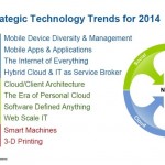 Las 10 tendencias tecnologías a tener en cuenta en la planificación estratégica para el 2014